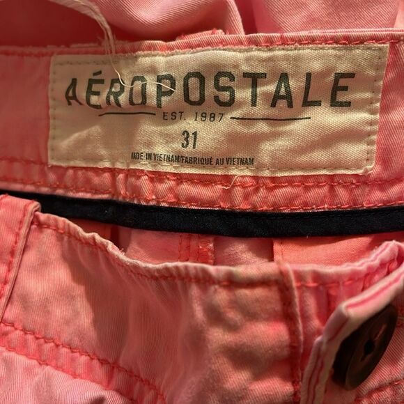 Aeropostale neon pink shorts Sz 31 - Picture 6 of 6